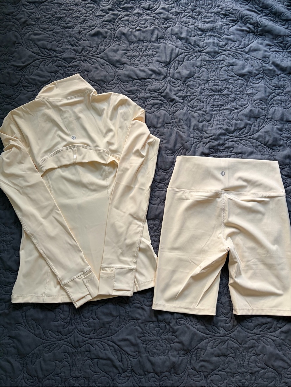 “Buttercream Yellow” lululemon set short and jacket - Picture 2 of 5